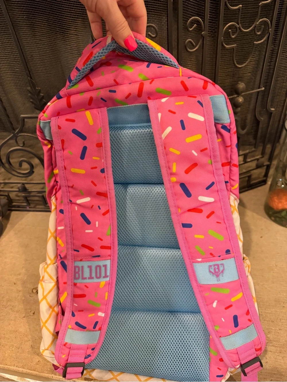 Baseball Lifestyle 101 Ice Cream Sprinkles Backpack